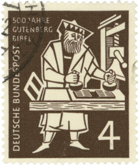 500th Anniversary of the Gutenburg Bible, Design by Walter Brudi