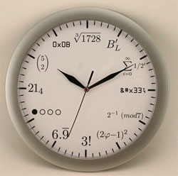 math clock