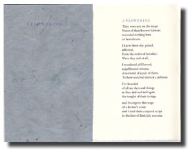 A Flowing printed by Warwick Press