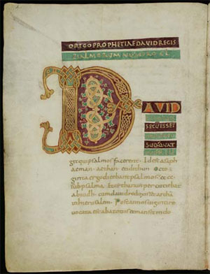 Golden Psalter (Psalterium aureum) of St. Gallen - Psalterium Gallicanum