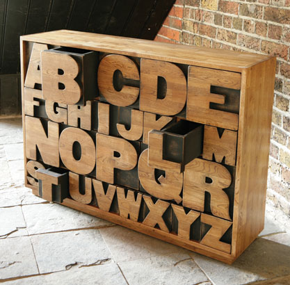 Alphabet Drawers