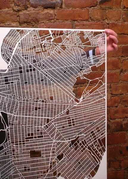 Map Cuts by Karen O’Leary