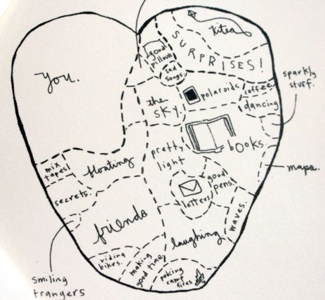 Besty’s “Map of my heart”