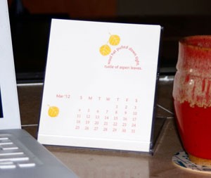 2012 Desk Calendar