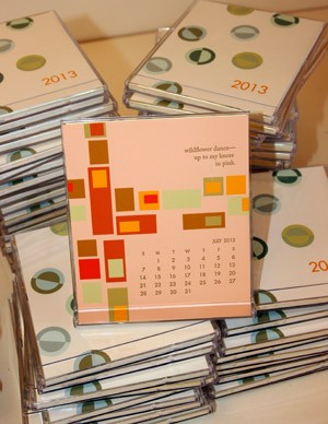 2013 calendar, ready to go