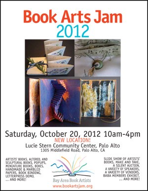 2012 BABA book arts jam poster