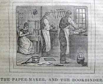 The papermaker and the bookbinder, 1836