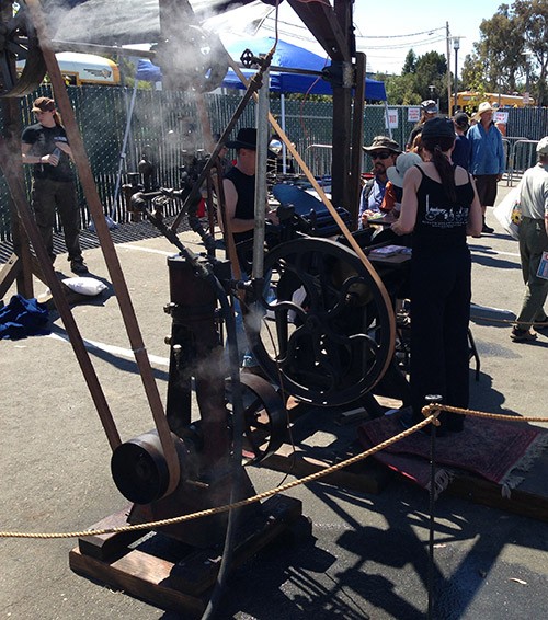 Steam Powered Letterpress at 2013 Maker’s Fair