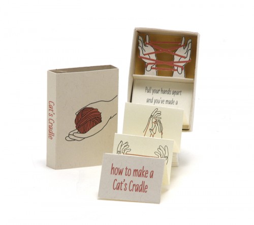 Green Chair Press: Cat’s Cradle matchbox book