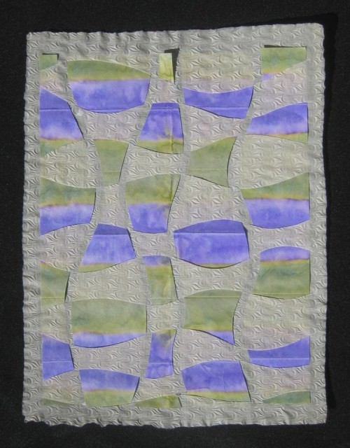 Helen Hiebert’s paper weavings