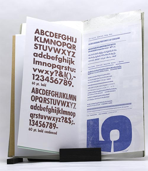 Suzanne's Type Specimen book