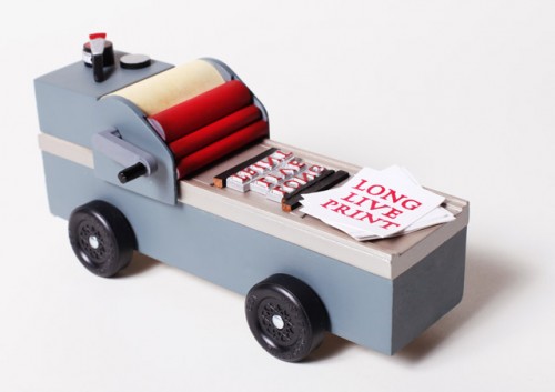 Letterpress Derby Cart