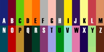 Color Alphabet Key