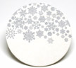 snowflake coasters, set of 8