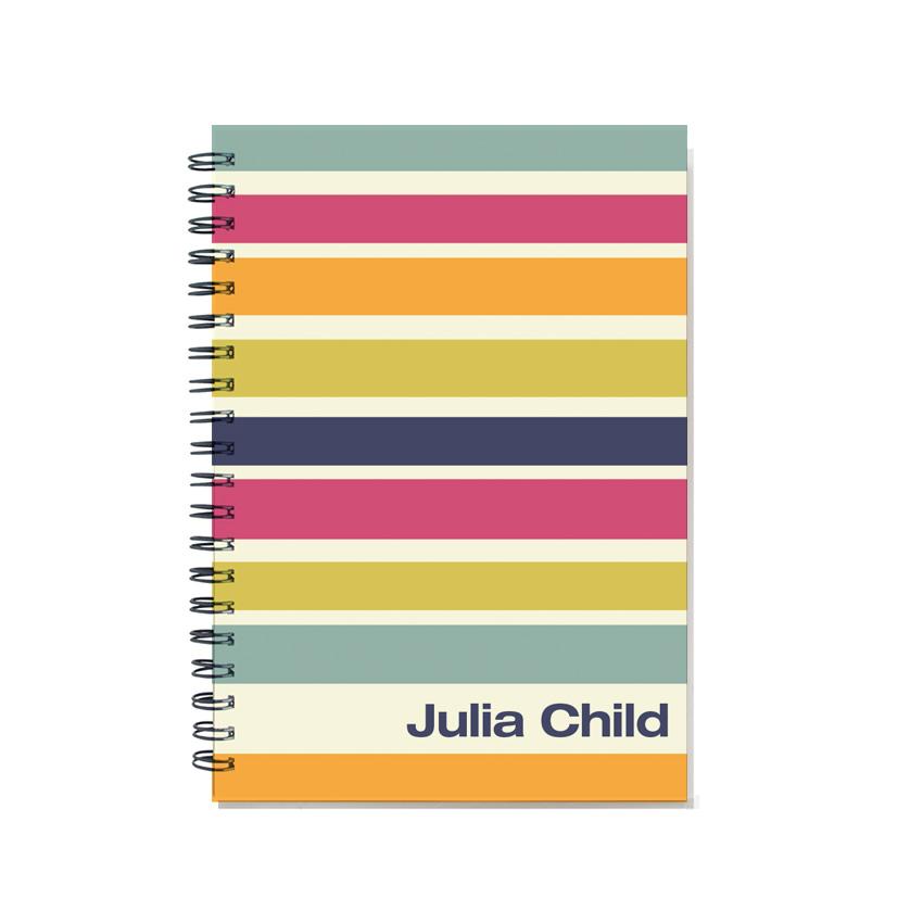 personalized notebook with contemporary design